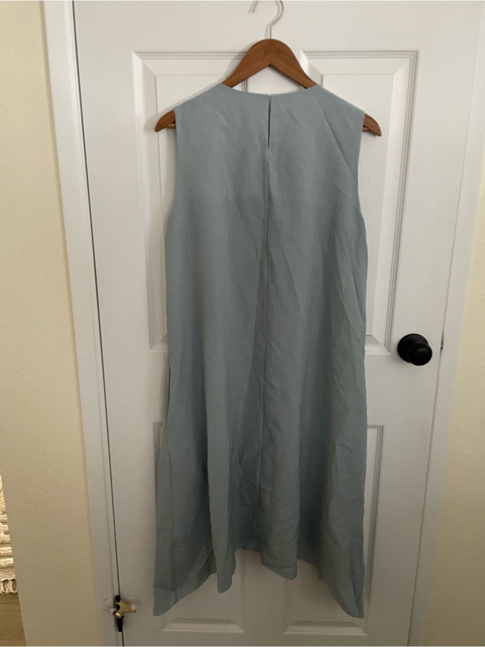 COS Minimalist High-Low Midi Dress in Slate Blue (NWOT & With Pockets!) - Picture 3 of 7